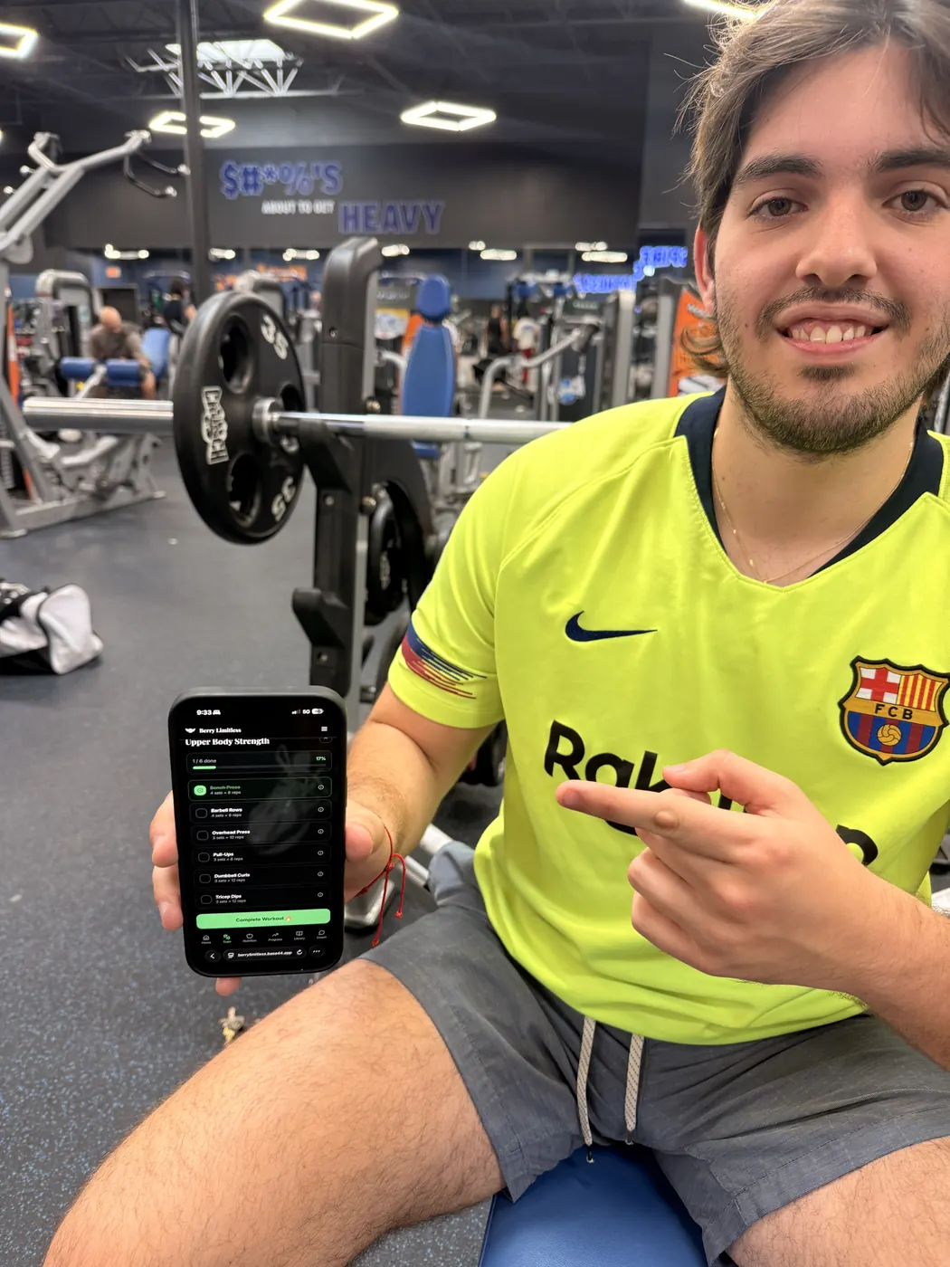 A Berry Limitless member with the Berry app